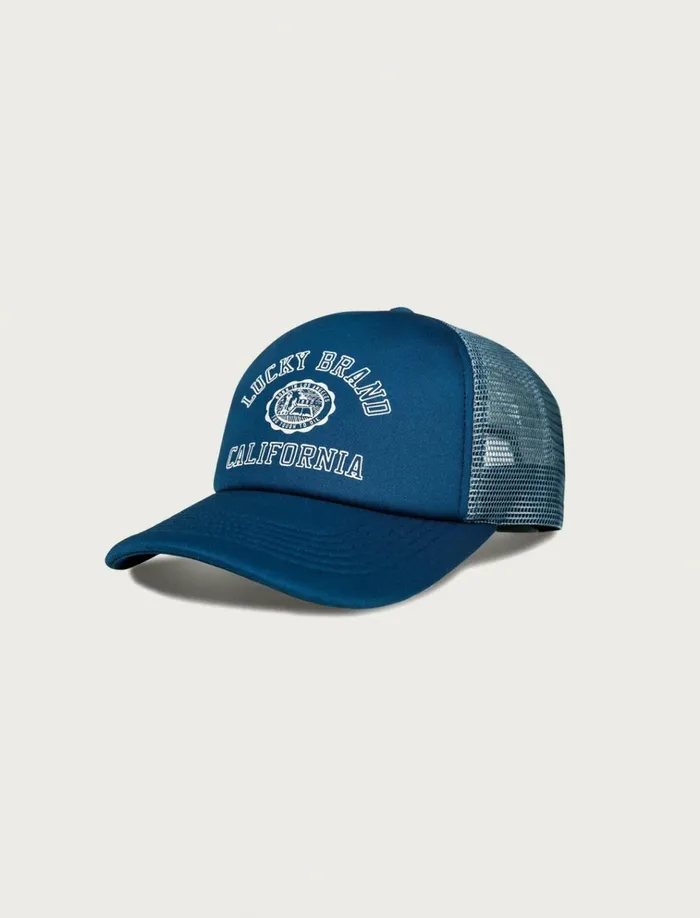 Lucky Collegiate Trucker Hat Rinse Men Lucky Brand Hats