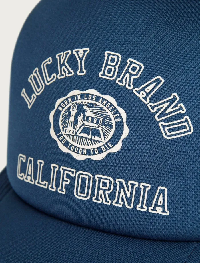 Lucky Collegiate Trucker Hat Rinse Men Lucky Brand Hats