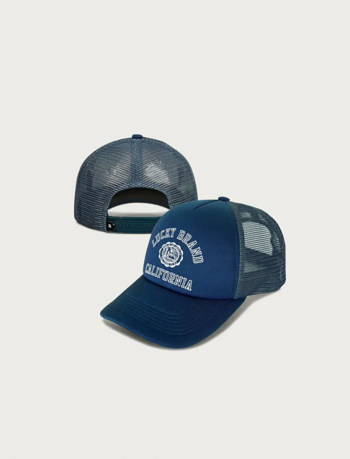 Lucky Collegiate Trucker Hat Rinse Men Lucky Brand Hats