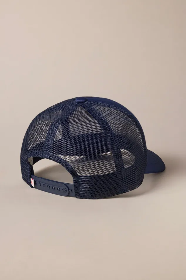 Lucky Print Trucker Hat Navy Men Lucky Brand Hats