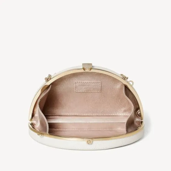 Luna Clutch White Lizard Women Aspinal Of London Mini