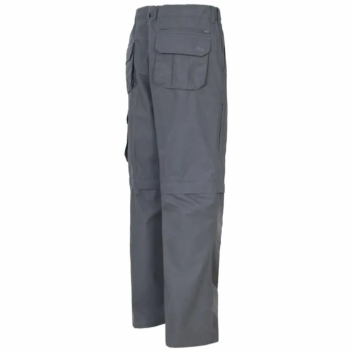Mallik Zip Off Walking Cargo Trousers Graphite Men Trespass Walking Trousers Mallik Zip Off Walking Cargo Trousers Graphite Men Trespass Walking Trousers