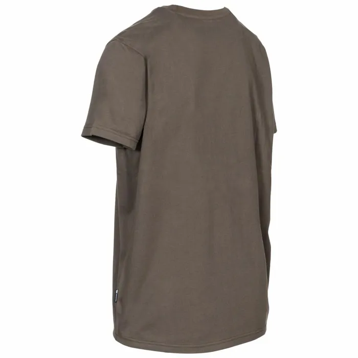 Mapping Printed Casual TShirt Grey Marl Men Trespass TShirts