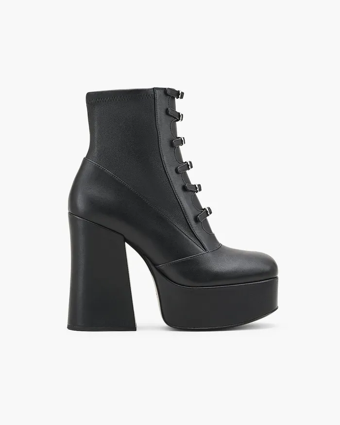 Marc Jacobs Boots Women The Kiki Stretch Ankle Boot Black