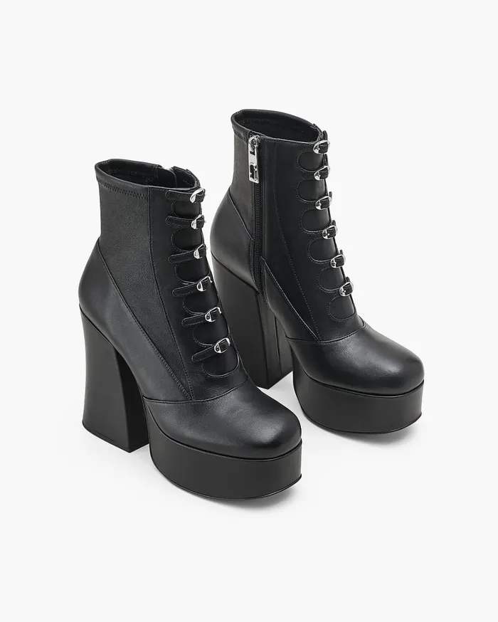 Marc Jacobs Boots Women The Kiki Stretch Ankle Boot Black