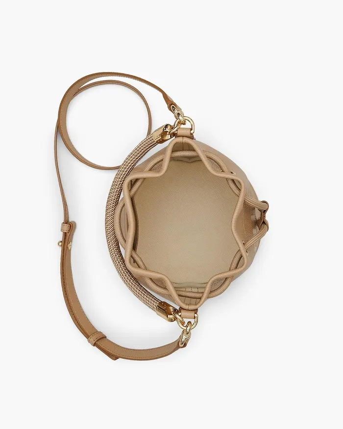 Marc Jacobs Crossbody Bags Women The Leather Bucket Bag Camel