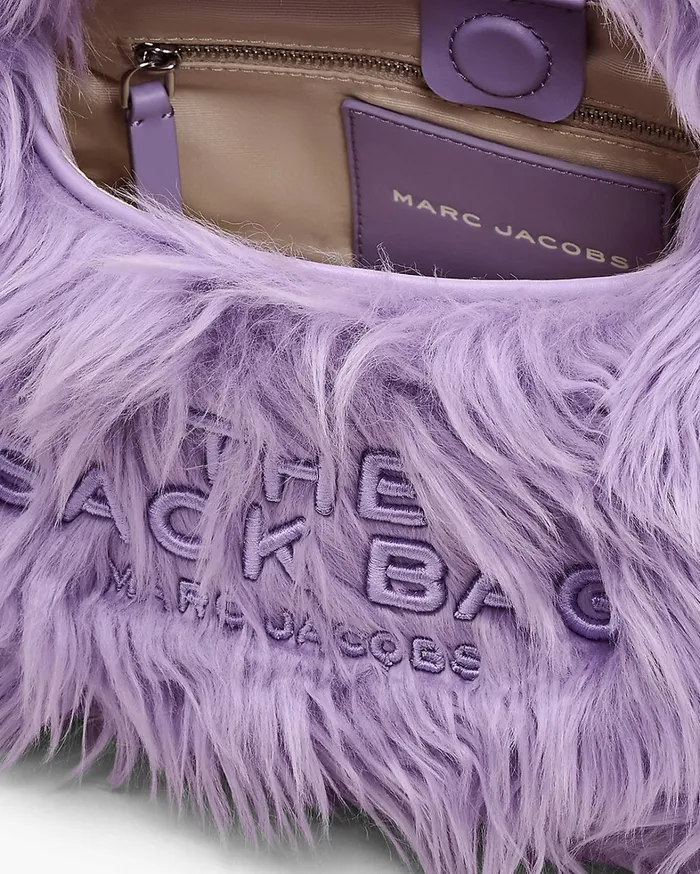 Marc Jacobs Mini Bags Women The Faux Fur Mini Sack Bag Lilac