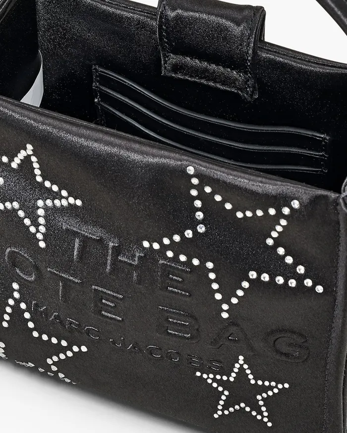 Marc Jacobs Mini Bags Women The Star Satin Mini Tote Bag Black