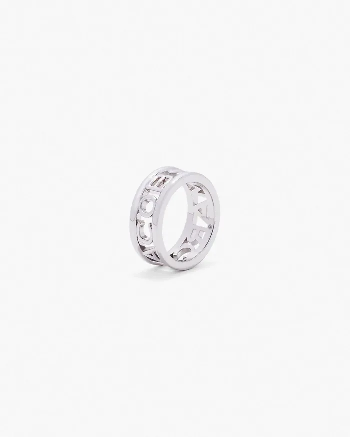 Marc Jacobs Rings Women The Monogram Ring Silver