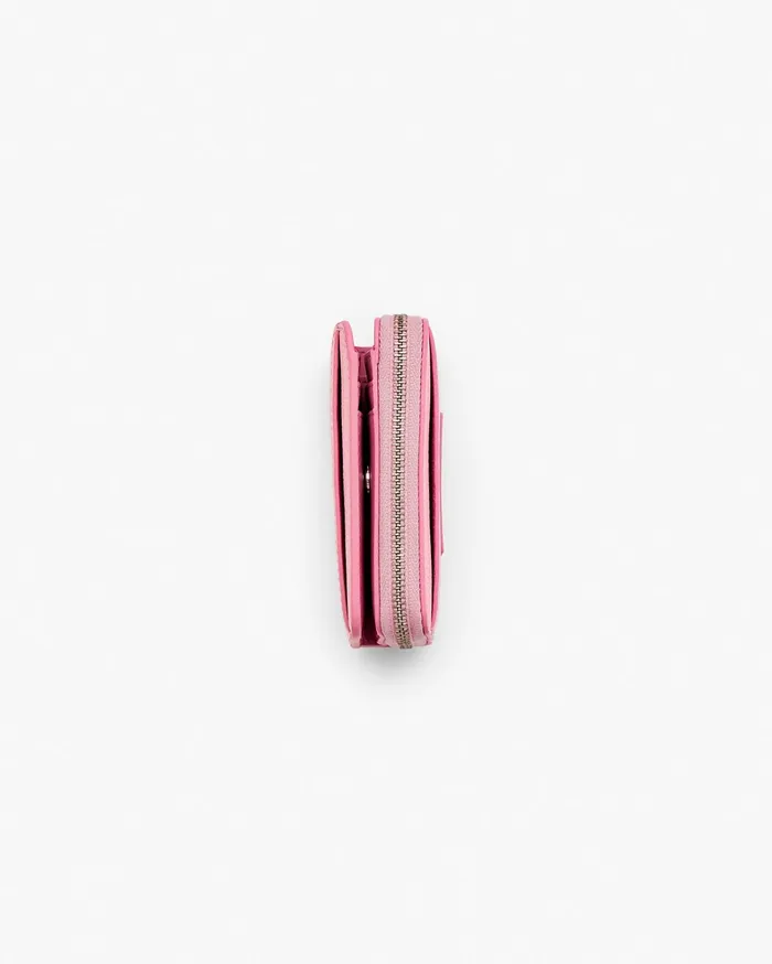 Marc Jacobs Small Wallets Women The Leather Mini Compact Wallet Ribbon Pink