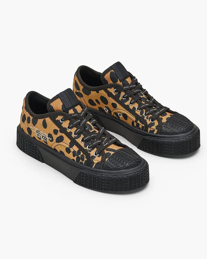 Marc Jacobs Sneakers Women The Printed Canvas Sneaker Black Multi