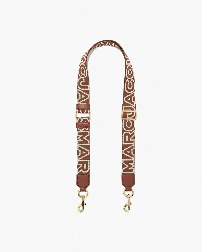 Marc Jacobs Straps Women The Thin Outline Logo Webbing Strap Argan Oil Multi
