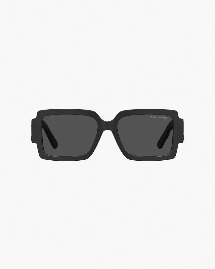 Marc Jacobs Sunglasses Women The Bold Logo Square Sunglasses Blackwhite