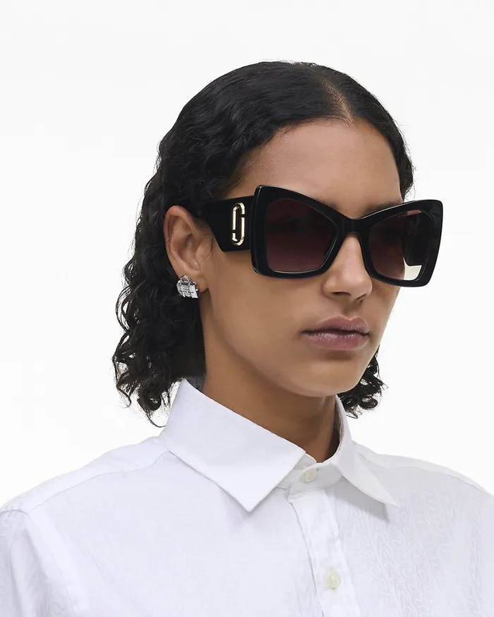 Marc Jacobs Sunglasses Women The J Marc Oversized Cat Eye Sunglasses Black