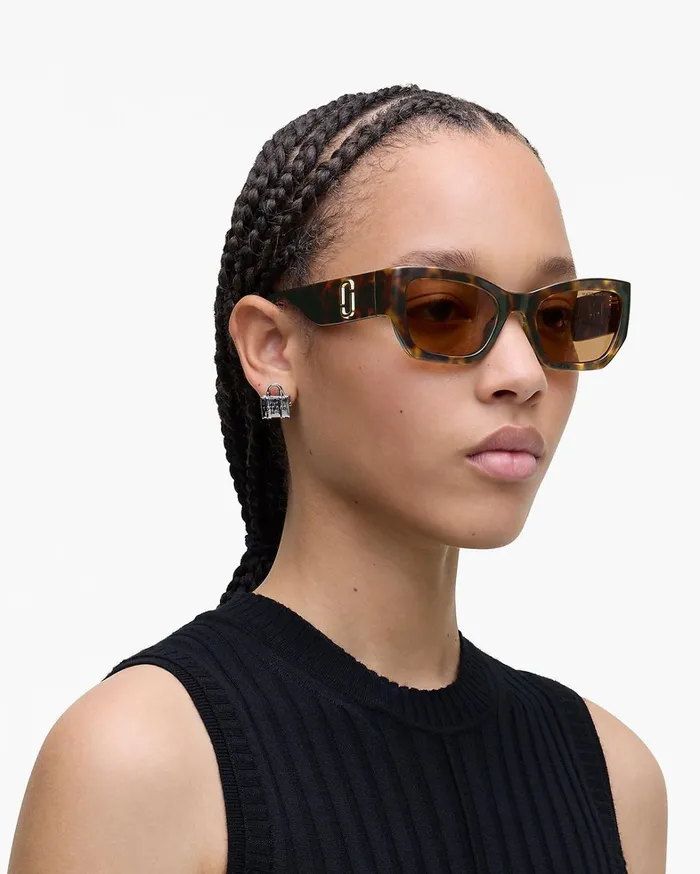 Marc Jacobs Sunglasses Women The J Marc Square Cat Eye Sunglasses Havana