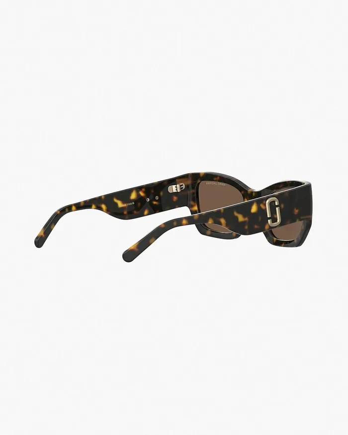 Marc Jacobs Sunglasses Women The J Marc Square Cat Eye Sunglasses Havana