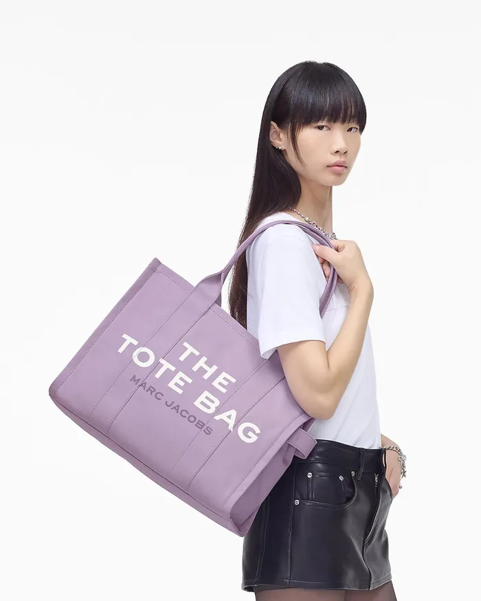 Marc Jacobs The Tote Bag Women The Canvas Large Tote Bag Lilac