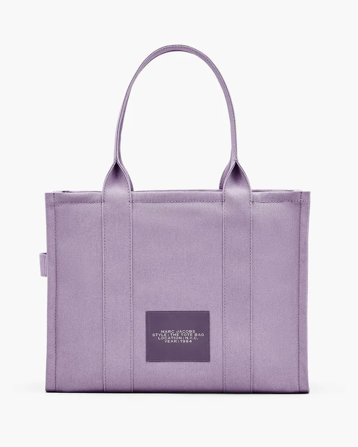Marc Jacobs The Tote Bag Women The Canvas Large Tote Bag Lilac