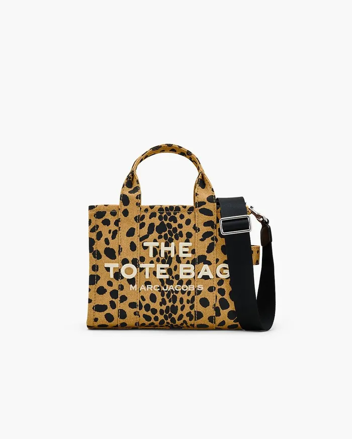Marc Jacobs The Tote Bag Women The Cheetah Canvas Small Tote Bag Black Multi