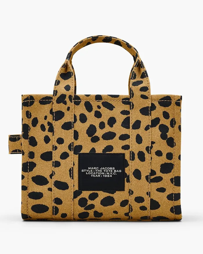Marc Jacobs The Tote Bag Women The Cheetah Canvas Small Tote Bag Black Multi