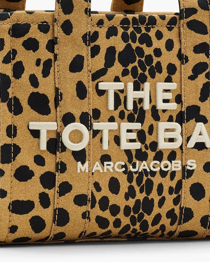 Marc Jacobs The Tote Bag Women The Cheetah Canvas Small Tote Bag Black Multi