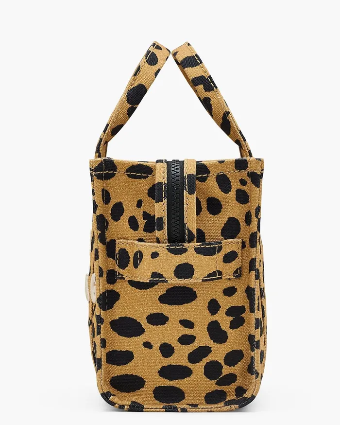 Marc Jacobs The Tote Bag Women The Cheetah Canvas Small Tote Bag Black Multi