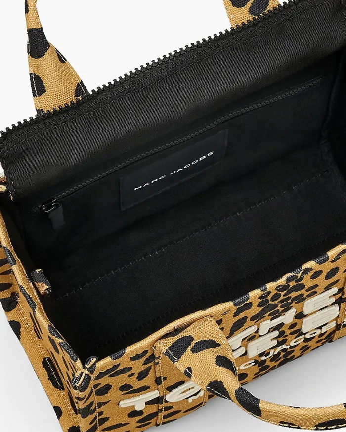 Marc Jacobs The Tote Bag Women The Cheetah Canvas Small Tote Bag Black Multi