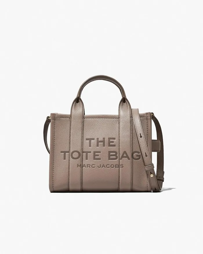 Marc Jacobs The Tote Bag Women The Leather Small Tote Bag Cement