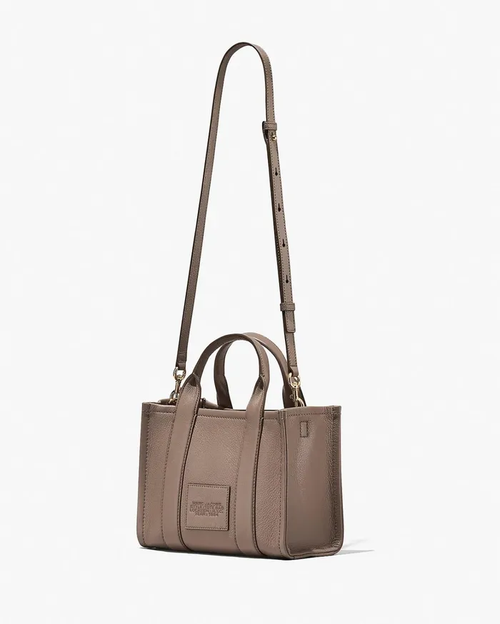 Marc Jacobs The Tote Bag Women The Leather Small Tote Bag Cement