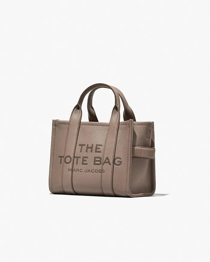 Marc Jacobs The Tote Bag Women The Leather Small Tote Bag Cement