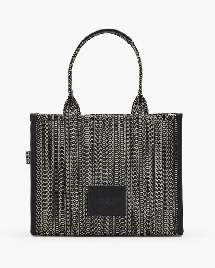 Marc Jacobs The Tote Bag Women The Monogram Jacquard Large Tote Bag Beige Multi