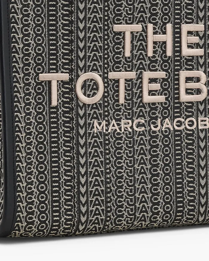 Marc Jacobs The Tote Bag Women The Monogram Jacquard Large Tote Bag Beige Multi