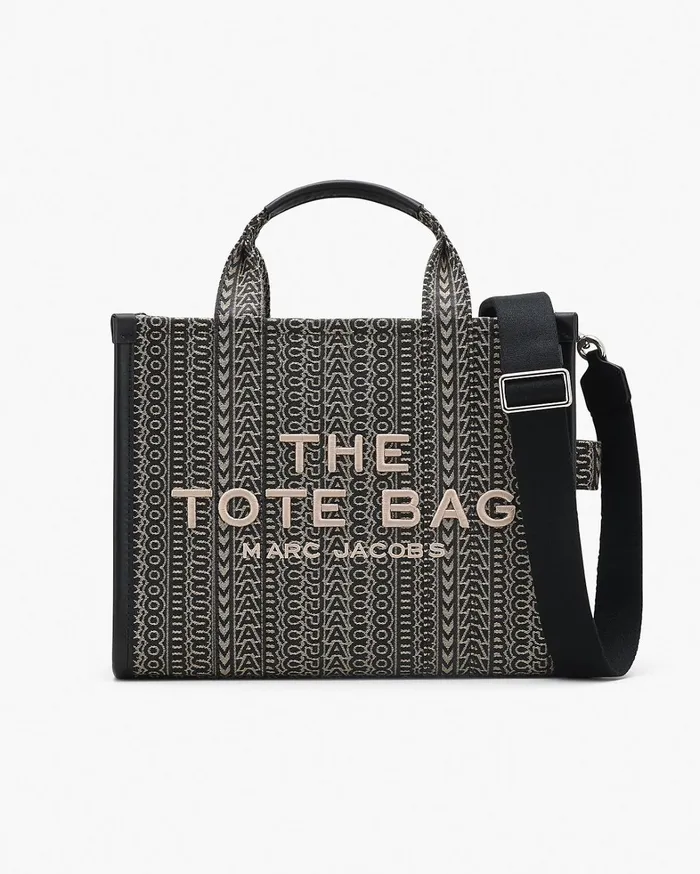 Marc Jacobs The Tote Bag Women The Monogram Jacquard Medium Tote Bag Beige Multi Marc Jacobs The Tote Bag Women The Monogram Jacquard Medium Tote Bag Beige Multi
