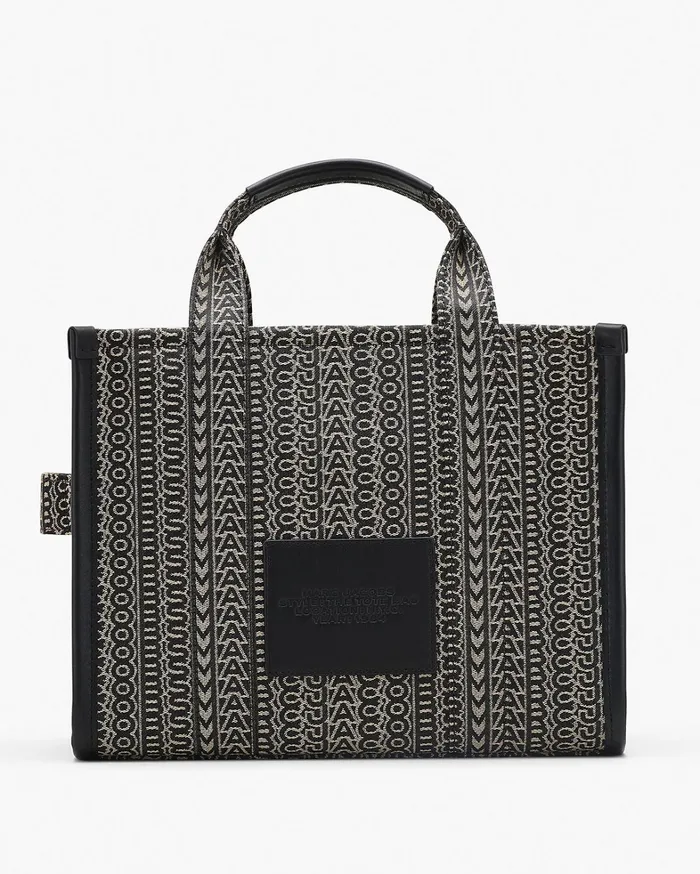 Marc Jacobs The Tote Bag Women The Monogram Jacquard Medium Tote Bag Beige Multi