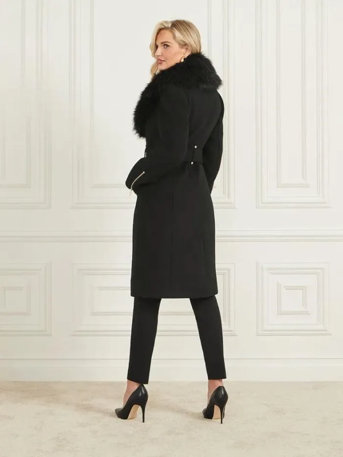 Marciano Alice WoolBlend Coat Black Women Jackets Marciano Alice WoolBlend Coat Black Women Jackets