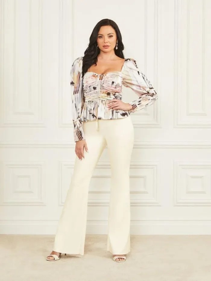 Marciano Speakeasy Top Spring Breeze Print Women Tops And Sweaters Marciano Speakeasy Top Spring Breeze Print Women Tops And Sweaters