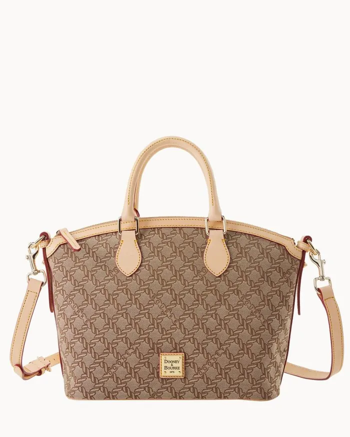 Maritime Domed Satchel Brown Women Dooney and Bourke Satchels
