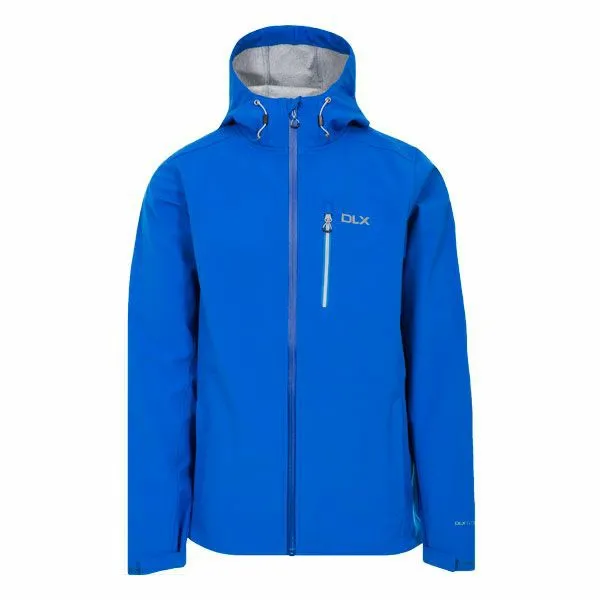 Marten DLX Softshell Jacket Blue Men Trespass Waterproof Jackets