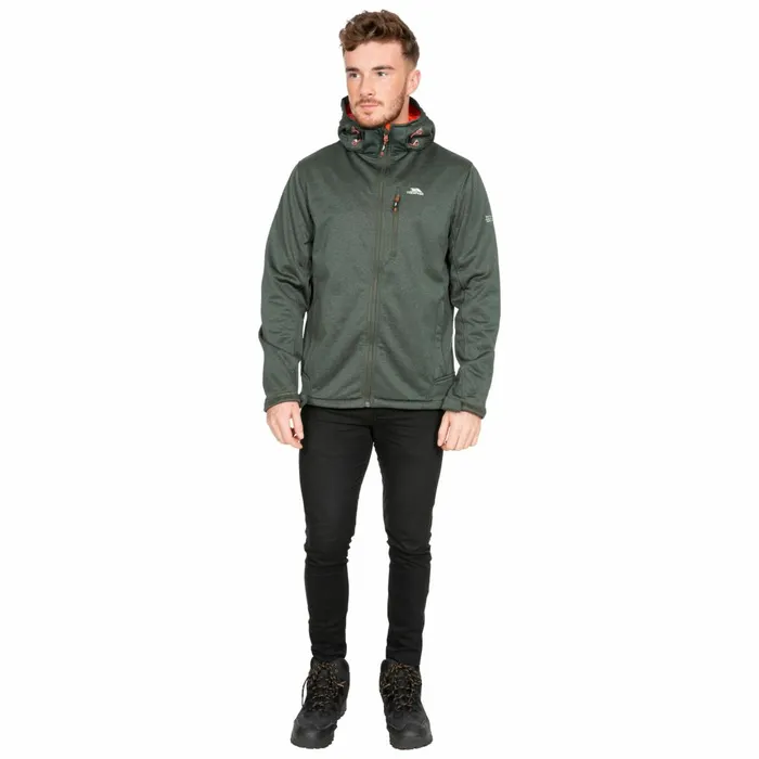 Maynard Breathable Windproof Softshell Jacket Olive Marl Men Trespass Softshell Jackets Maynard Breathable Windproof Softshell Jacket Olive Marl Men Trespass Softshell Jackets