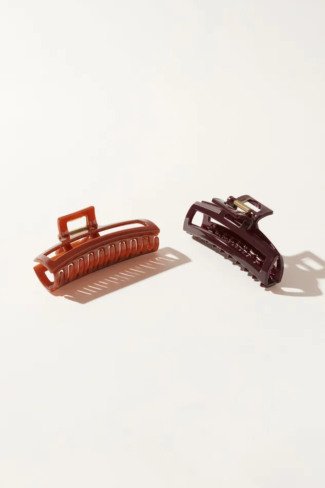 Mega Open Claw Set Multi Women Lucky Brand Hair Accessories