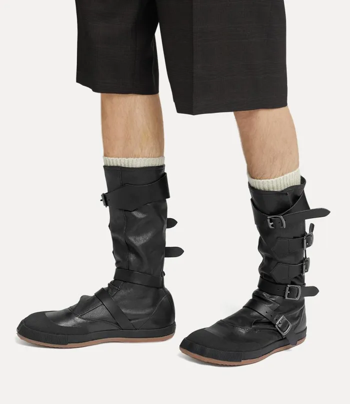Men Animal Pirate Boot Black Vivienne Westwood Boots Men Animal Pirate Boot Black Vivienne Westwood Boots