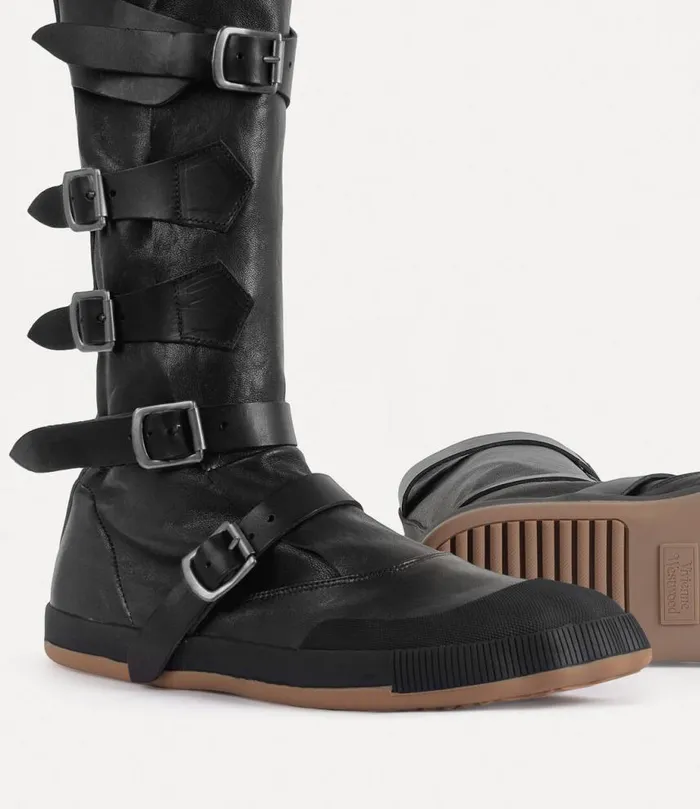 Men Animal Pirate Boot Black Vivienne Westwood Boots Men Animal Pirate Boot Black Vivienne Westwood Boots