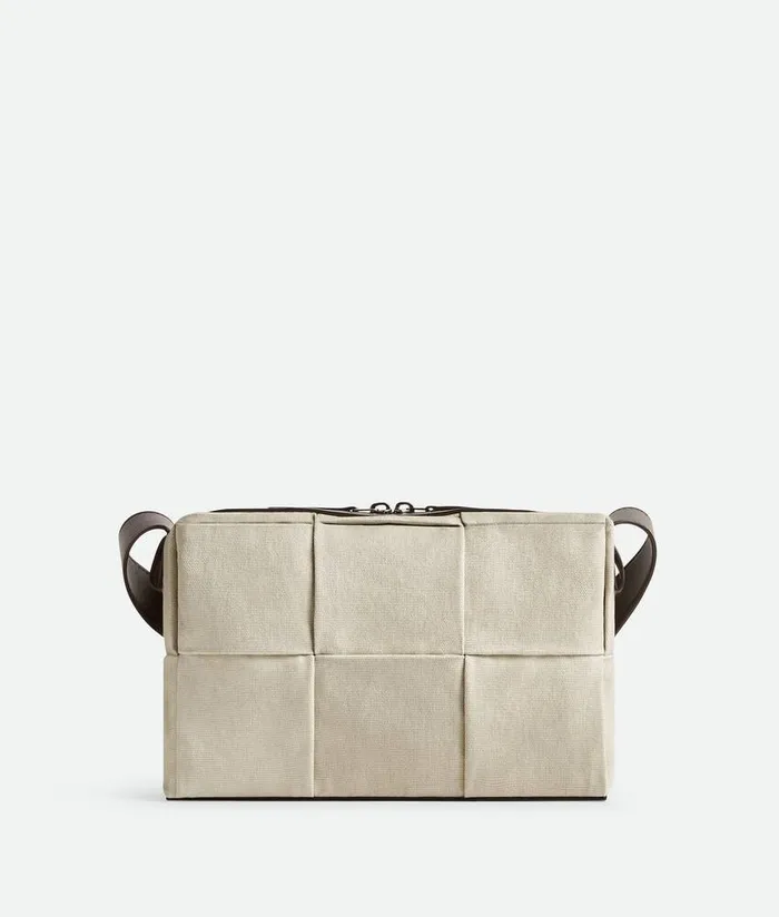 Men Bottega Veneta Crossbody Medium Arco Camera Bag Greigefondant
