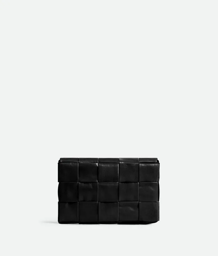 Men Bottega Veneta Crossbody Small Cassette Black