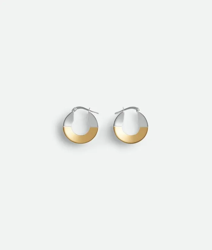 Men Bottega Veneta Earrings Joint Earrings Dark Green
