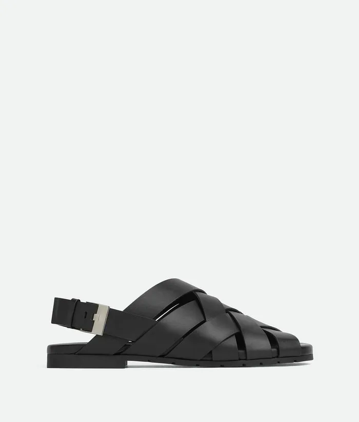 Men Bottega Veneta Sandals Alfie Sandal Black