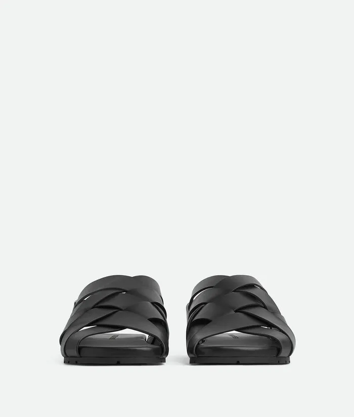 Men Bottega Veneta Sandals Alfie Sandal Black