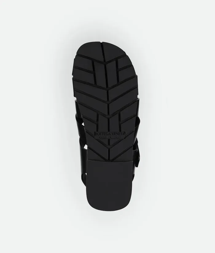 Men Bottega Veneta Sandals Alfie Sandal Black