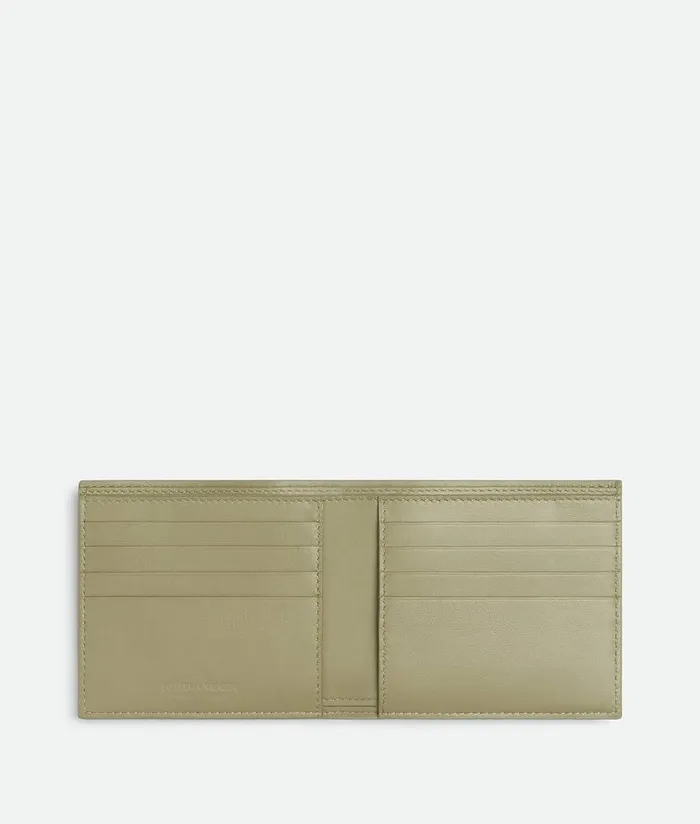 Men Bottega Veneta Small Wallets Intrecciato BiFold Wallet Travertine