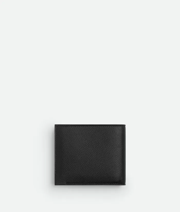 Men Bottega Veneta Small Wallets Tre BiFold Wallet Black